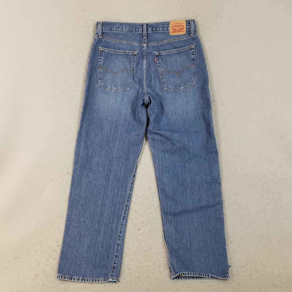 Levi's Jeans Women 31 X 31 Blue '94 Baggy Mid Rise Wide Leg Cotton Denim Pants - Picture 3 of 11